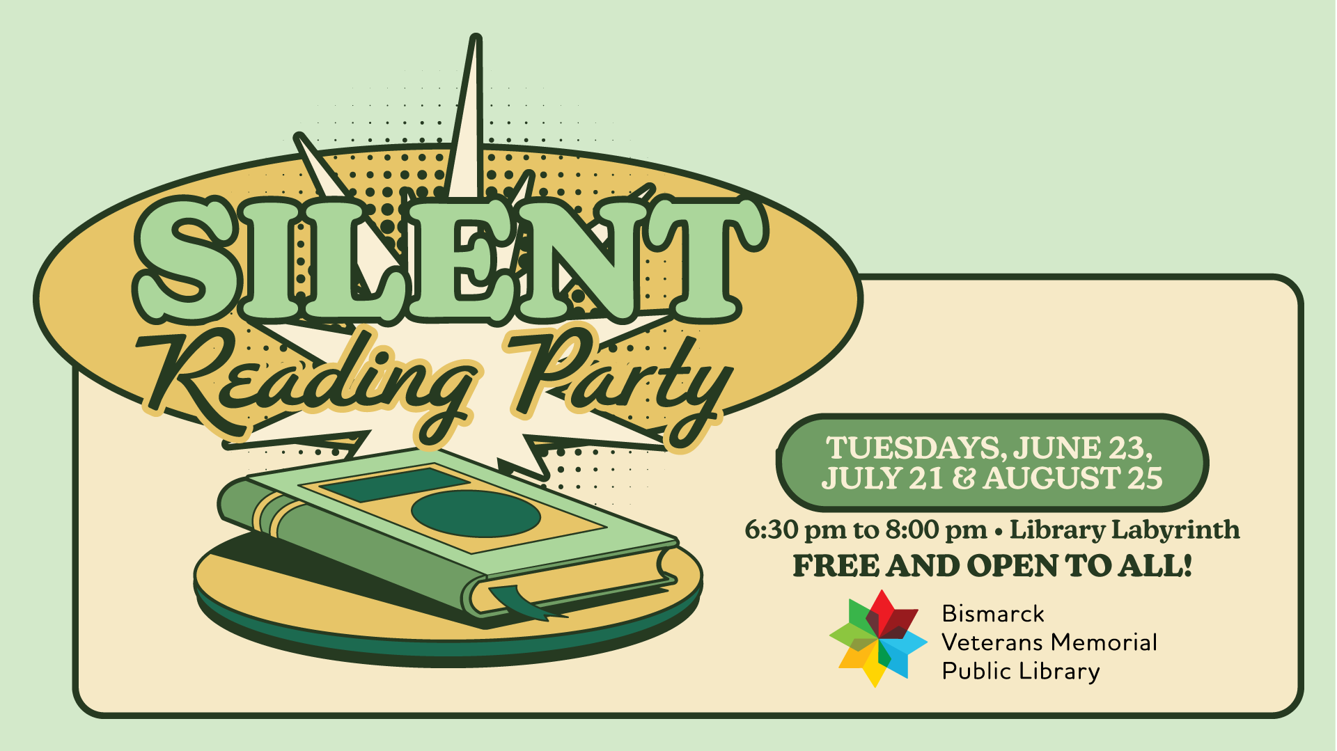 Silent Reading Party at the Library @ Bismarck Veterans Memorial Library